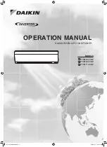 Daikin FTXM50UVMZ Operation Manual предпросмотр