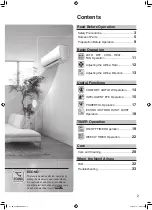 Preview for 3 page of Daikin FTXM50UVMZ Operation Manual