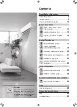 Preview for 3 page of Daikin FTXM50WVMA Operation Manual