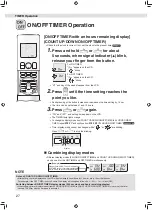 Preview for 28 page of Daikin FTXM50WVMA Operation Manual