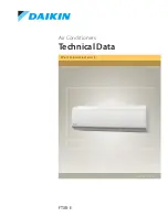 Daikin FTXR-E Technical Data Manual предпросмотр