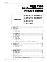 Preview for 3 page of Daikin FTXR-T Series Engineering Data