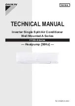 Предварительный просмотр 1 страницы Daikin FTXS-A Series Technical Manual