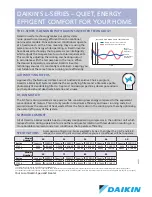 Preview for 2 page of Daikin FTXS L20 Brochure & Specs