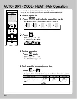 Preview for 11 page of Daikin FTXS09HVJU Operation Manual