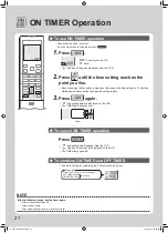 Предварительный просмотр 22 страницы Daikin FTXS20LVMA Operation Manual