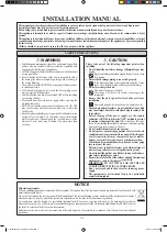 Preview for 6 page of Daikin FTXS25A Installation Manual