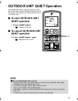 Предварительный просмотр 16 страницы Daikin FTXS25GVMA Operation Manual