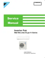 Daikin FTXS30HVJU Service Manual предпросмотр