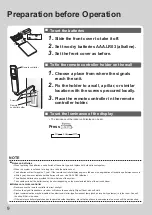 Предварительный просмотр 10 страницы Daikin FTXS35K2V1B Operation Manuals