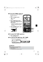 Предварительный просмотр 23 страницы Daikin FTXS50BVMB Operation Manual