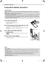 Предварительный просмотр 10 страницы Daikin FTXV20W1VMA Operation Manual