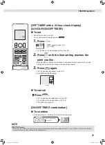 Preview for 21 page of Daikin FTXV20W2VMA Operation Manual