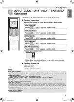 Preview for 11 page of Daikin FTXV22SAVLT Operation Manual