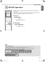 Preview for 19 page of Daikin FTXV22SAVLT Operation Manual