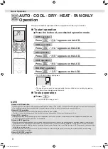 Предварительный просмотр 10 страницы Daikin FTXV22UVLT Operation Manual