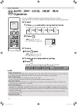 Предварительный просмотр 12 страницы Daikin FTXV50WVMA Operation Manual