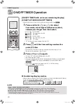 Предварительный просмотр 22 страницы Daikin FTXV50WVMA Operation Manual