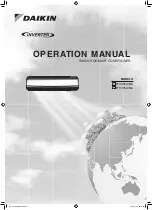 Preview for 1 page of Daikin FTXV85LVMA Operation Manual