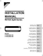 Preview for 1 page of Daikin FTYN25GXV1B Installation Manual