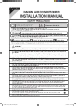 Preview for 5 page of Daikin FVFC71AV16 Installation Manual
