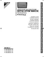 Preview for 1 page of Daikin FVXG25K2V1B Installation Manual