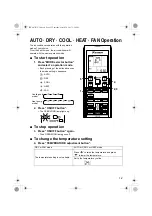 Предварительный просмотр 13 страницы Daikin FVXM25FV1B Operation Manual