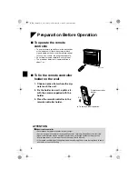 Предварительный просмотр 10 страницы Daikin FVXS25BVMB Operation Manual