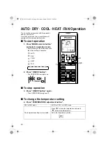Preview for 11 page of Daikin FVXS25FV1A Operation Manual