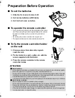 Предварительный просмотр 8 страницы Daikin FVXS25GV1A Operation Manual