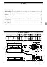 Preview for 3 page of Daikin FWB 02JF Installation And Operation Manual