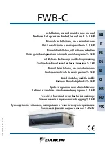 Preview for 1 page of Daikin FWB-C 04 Instruction, Use And Maintenance Manual