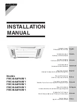 Daikin FWC02AAFNMV1 Installation Manual preview