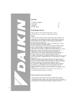 Предварительный просмотр 3 страницы Daikin FWE02C5FV1B Installation And Operational Manual