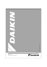 Предварительный просмотр 22 страницы Daikin FWE02C5FV1B Installation And Operational Manual