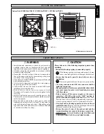 Предварительный просмотр 3 страницы Daikin FWF02AATNMV1 Installation Manual