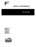 Предварительный просмотр 1 страницы Daikin FWF02B7FV1B Installation Manual