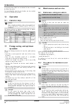 Preview for 20 page of Daikin FWF02D Installation And Operation Manual