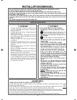 Preview for 22 page of Daikin FWG05AAFNMV1 Installation Manual