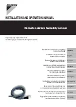 Daikin FWHSK Installation And Operation Manual preview