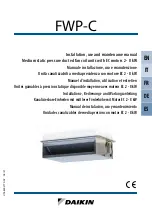 Daikin FWP-C Manual preview