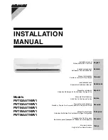 Preview for 1 page of Daikin FWT02AATNMV1 Installation Manual