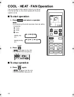 Предварительный просмотр 11 страницы Daikin FWXV15AVEB Operation Manual