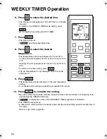 Предварительный просмотр 21 страницы Daikin FWXV15AVEB Operation Manual