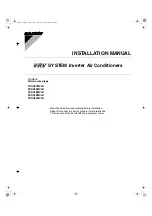 Предварительный просмотр 1 страницы Daikin FXAQ07MVJU Installation Manual