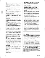 Preview for 4 page of Daikin FXAQ15PAV1 Operation Manual