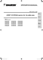 Preview for 1 page of Daikin FXAQ20AVM Operation Manual