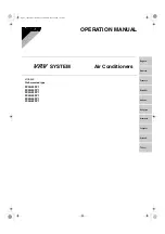 Предварительный просмотр 1 страницы Daikin FXAQ20PV1 Operation Manual