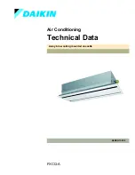 Daikin FXCQ-A Technical Data Manual предпросмотр