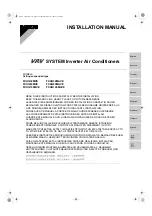 Preview for 1 page of Daikin FXHQ32MVE Installation Manual